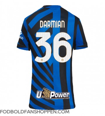 Inter Milan Matteo Darmian #36 Hjemmebanetrøje Dame 2024-25 Kortærmet